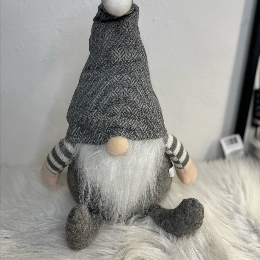 Gray Gnome Plush Decor